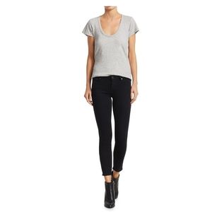 PAIGE Verdugo Black Cropped Jeans Pants 28
